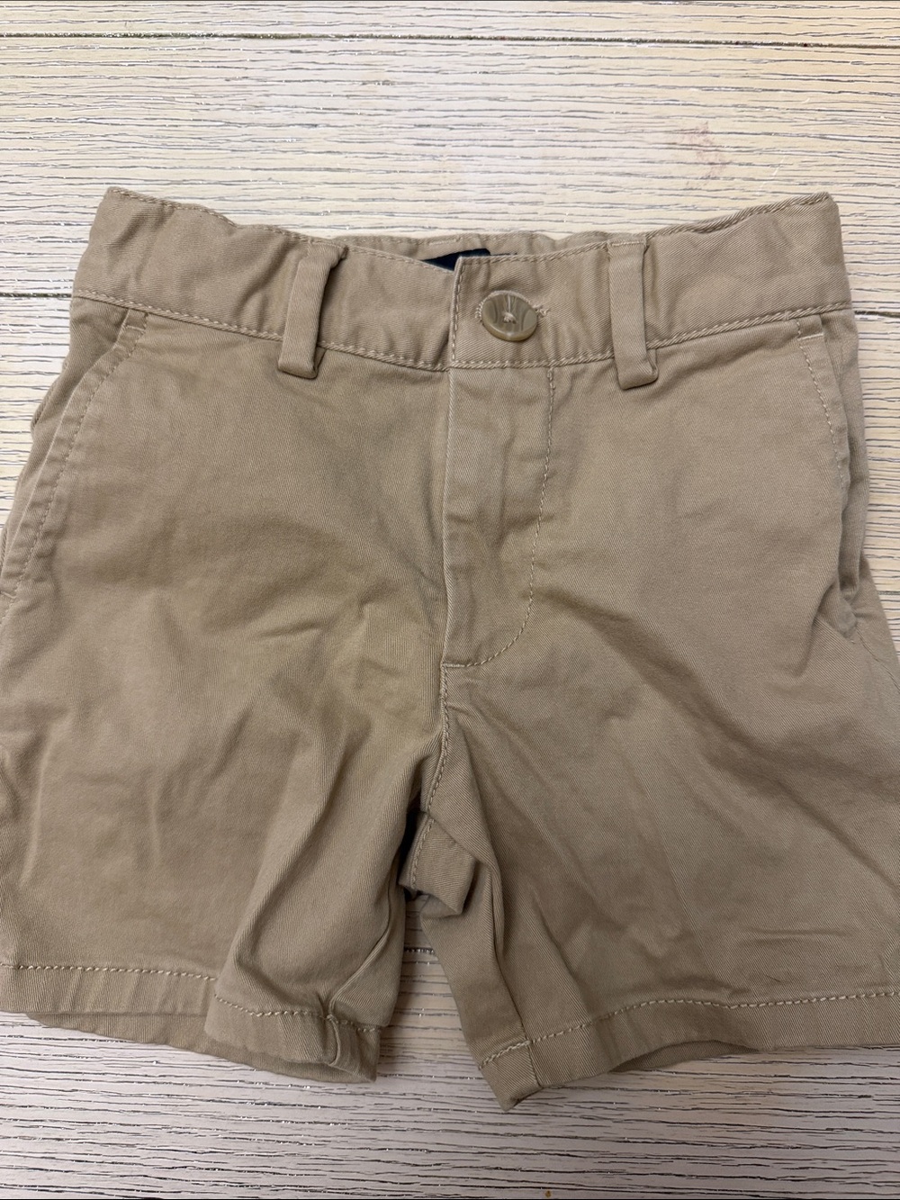 Nordstrom Boys' Tan Flat Front Shorts